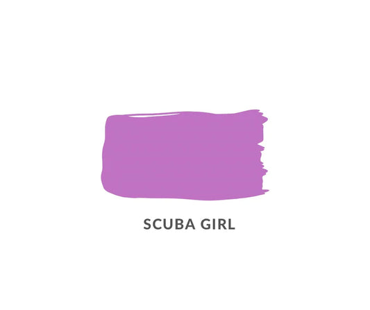 Scuba Girl - Clay and Chalk Paint